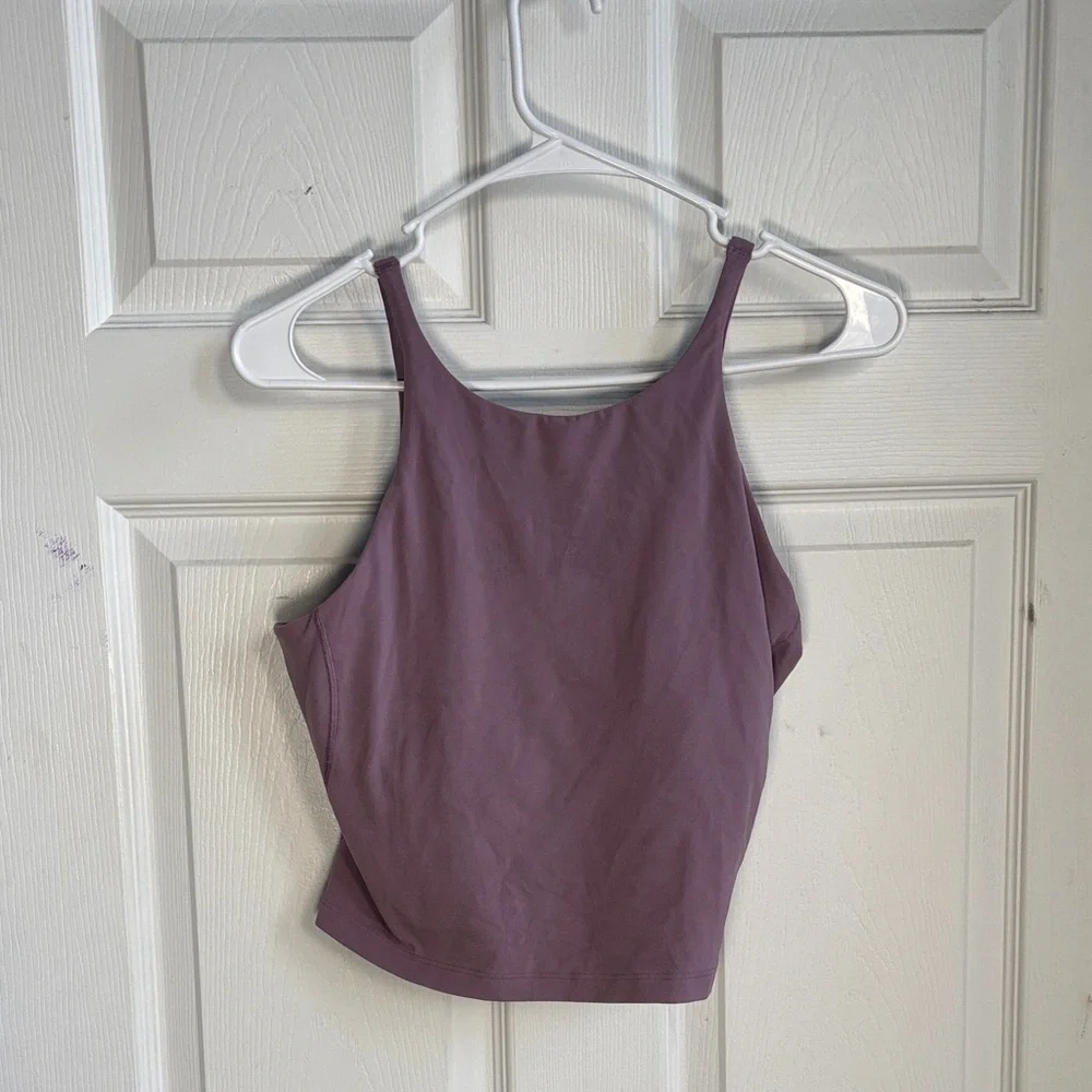 Lululemon Athletica Twist-Back Tank Lavender Lux Size 12 - Picture 1 of 2